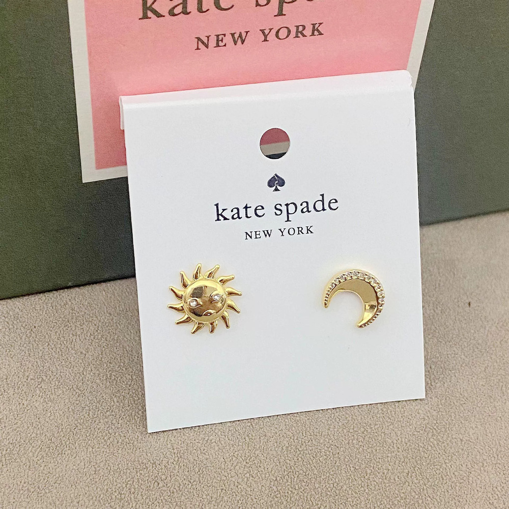 kate spade Natural Moon Sun Earrings